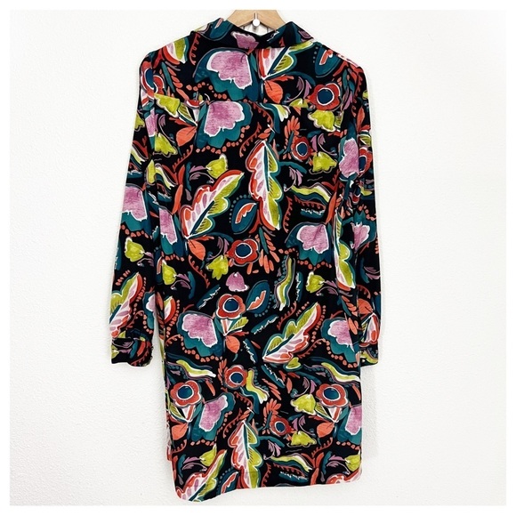 Philosophy Colorful Button Down Shirt Dress, Size Small - Picture 4 of 9